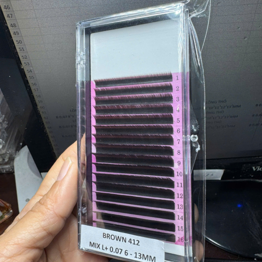 Individual Volume Lashes L+0.07 16 Lines