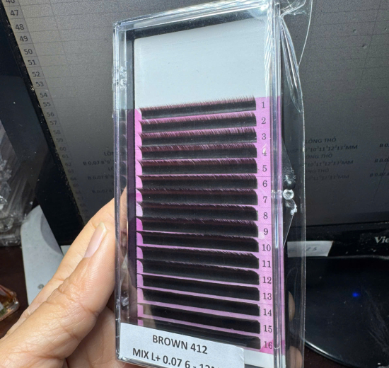 Individual Volume Lashes L+0.07 16 Lines